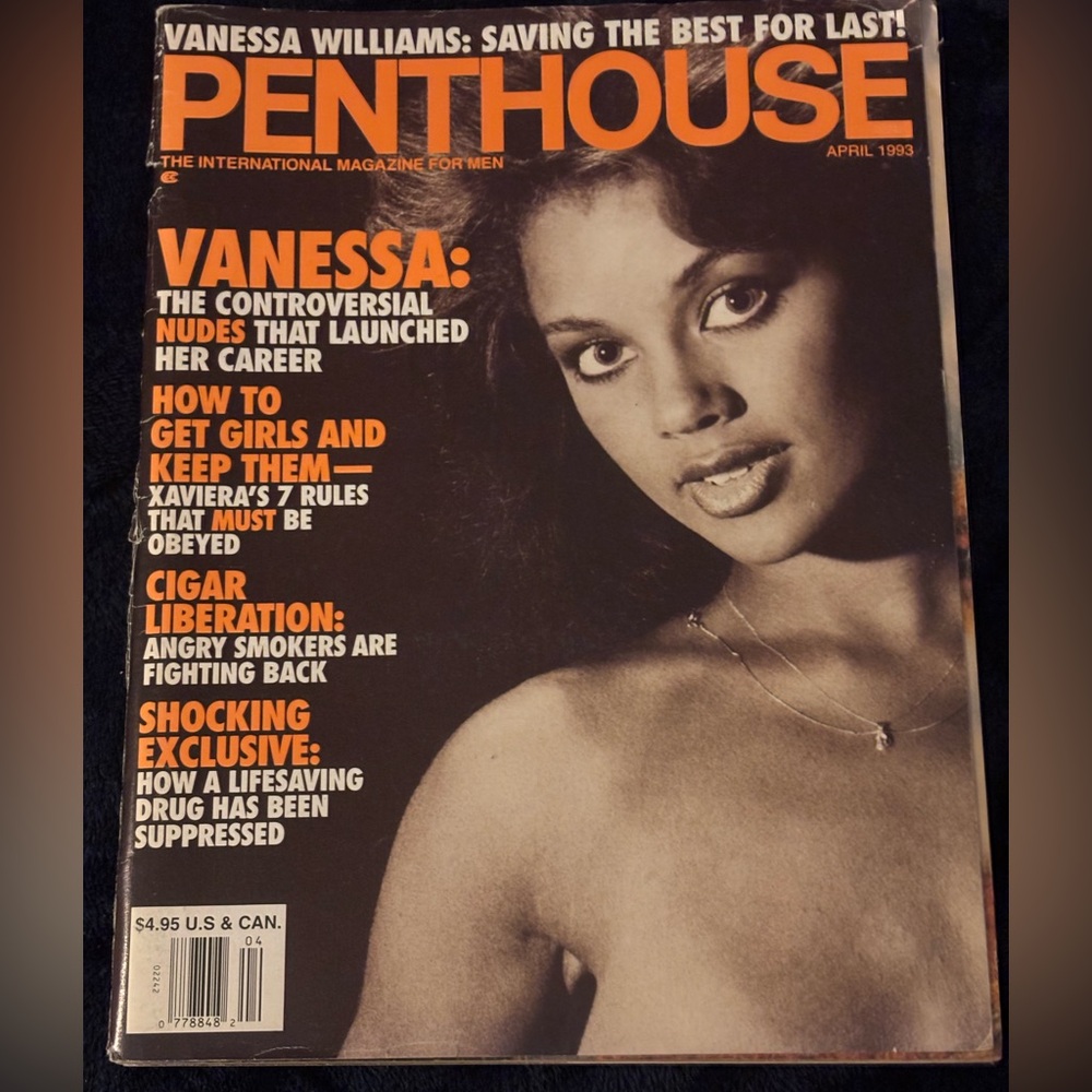 Penthouse Magazine April 1993 Vanessa Williams pet Sharon Fitzpatrick
